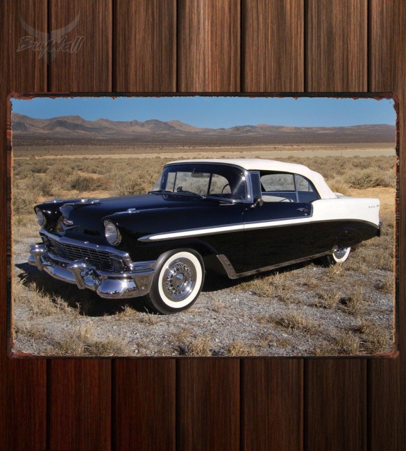 Металлическая табличка Chevrolet Bel Air Convertible 109 Металлическая табличка Chevrolet Bel Air Convertible 109